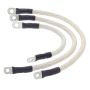 All Balls Racing 79-3013 04-06 Harley FXD Super Glide Battery Cable Kit Clear