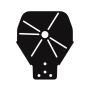 Westin 57-89065 Accessory for HLR Truck Rack HLR Beacon Light Top Mount - Blk