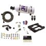 Nitrous Express 40081-05 Q-JET/HOLLEY SPREAD BORE HITMAN PLUS (50-100-150-200HP) WITH 5LB BOTTLE