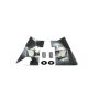 Rugged Ridge 97-02 Jeep Wrangler TJ Stainless Steel Mirror Relocation Brackets