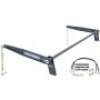 RockJock JK 2D Antirock Sway Bar Kit Rear Bolt-On Forged Arms