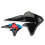 Cycra 1CYC-1779-12 14-19 Yamaha WR250F-450F/YZ250-450FX Powerflow Radiator Shrouds - Black