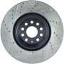 Stoptech 127.33144L Slotted & Drilled Sport Brake Rotor