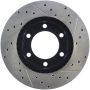 Stoptech 127.68000R Slotted & Drilled Sport Brake Rotor