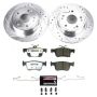 PowerStop K8063-26 Z26 Street Performance Ceramic Brake Pad and Drilled & Slotted Rotor Kit