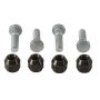 All Balls Racing 85-1037 06-13 Kawasaki KVF650 I Brute Force Wheel Stud & Nut Kit Front