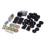 Energy Suspension 86-95 Suzuki Samurai Black Body Mount Set