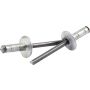 ALLSTAR PERFORMANCE ALL18086 Med Hd Rivet Silver 250pk Multi Grip