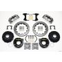 Wilwood 140-9217-DP Narrow Superlite 4R Rear P-Brk Kit 12.88in Drill Polish Big Ford Old Style 2.36in Offset