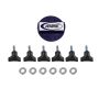 Kentrol 03-17 Jeep Wrangler TJ/JK Hardtop Screws - Textured Black