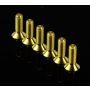 NRG SWS-100TI-GD Titanium Steering Wheel Screw Upgrade Kit (Conical) - Chrome Gold