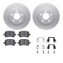 Dynamic Friction 4512-47076 Rotor Kit