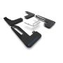 Rally Armor MF97-UR-BLK-NB Black Mud Flap/Nitrous Blue Logo