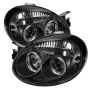 SPYDER 5009920 Projector Headlights - LED Halo - Black