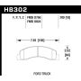 Hawk Performance HB302Z.700 Performance Ceramic Disc Brake Pad