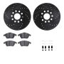 Dynamic Friction 8612-74033 Rotor Kit