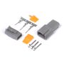 Haltech HT-031013 Matching Set of Deutsch DTM-3 Connectors 7.5 Amp Plug & Pins