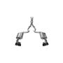 CORSA Performance 14337BLK Corsa 2015-2017 Ford Mustang GT 5.0 3in Cat Back Exhaust Black Quad Tips (Sport)
