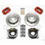 Wilwood 140-9228-R Forged Dynalite P/S Park Brake Kit-Red 2005-2014 Mustang