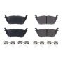 PowerStop 17-2169 PowerStop - Z17 Low-Dust Ceramic Brake Pads with Hardware