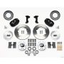 Wilwood 140-11017 Forged Dynalite Front Kit 11.00in 74-80 Pinto/Mustang II Disc Spindle only