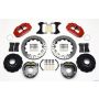 Wilwood 140-10908-DR Narrow Superlite 4R Rear P-Brk Kit 12.88in Drilled Red Chevy 12 Bolt w/ C-Clips Stggrd mt