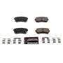 PowerStop Z23-1829 PowerStop - Z23 Daily Driver Carbon-Fiber Ceramic Brake Pads with Hardware Kit