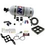 Nitrous Express 63570-10 DOMINATOR SINGLE ENTRY BILLET CROSSBAR, PRO POWER, (100-500HP) W/ 10LB BOTTLE