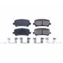 PowerStop 17-1806 PowerStop - Z17 Low-Dust Ceramic Brake Pads with Hardware