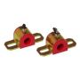Prothane 19-1187 Universal Greasable Sway Bar Bushings - 31MM - Type B Bracket - Red