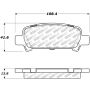 Stoptech 305.07700 Street Select Brake Pads - Front/Rear