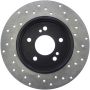 Stoptech 128.35012R Drilled Sport Brake Rotor