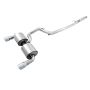 AWE Tuning 3020-32036 Ford Focus RS Touring Edition Cat-back Exhaust- Resonated - Chrome Silver Tips
