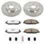 PowerStop K1380-26 Z26 Street Performance Ceramic Brake Pad and Drilled & Slotted Rotor Kit