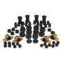 Prothane 1-2002-BL 76-79 Jeep CJ5/7 Total Kit - Black