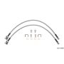 Wilwood 220-15868 Flexline Kit 24in 7/16-20in Banjo - 5/8-26in Male Bulkhead (Fits D52 Caliper)