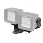 Go Rhino 731230T 18-20 Jeep Wrangler JL/JLU/Gladiator JT Light Mount - Two 3in Cubes
