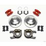 Wilwood 140-12214-R D154 P/S Park Brake Kit Red Mopar/Dana 2.36in Off w/Snap Ring Brng
