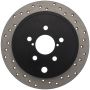 Stoptech 128.47029L 08-10 WRX Drilled Left Rear Rotor