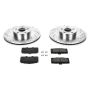 PowerStop K2367 Z23 Daily Driver Carbon-Fiber Ceramic Brake Pad and Drilled & Slotted Rotor Kit