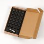 Rays W191215B 19 Hex Nut M12x1.50 -Black (20 Pieces)