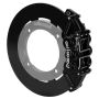 Wilwood 140-16627 19-22 Honda Talon 1000 Black 4-Piston Rear Kit 11.25in - Plain Face Steel Rotors