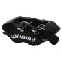 Wilwood 120-13843-BK Forged Dynalite Internal Caliper Type III Black 1.75in Piston .38in Rotor