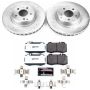 PowerStop K5239-26 Z26 Street Performance Ceramic Brake Pad and Drilled & Slotted Rotor Kit