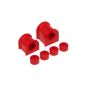Prothane 18-1117 00+ Toyota Tundra Front Sway Bar Bushings - 23mm - Red