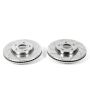 PowerStop JBR1571XPR PowerStop Evolution Performance Drilled, Slotted & Plated Brake Rotor Pair
