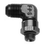 FRAGOLA FRG499207-BL #8 x 9/16-18 90 Deg Swivel Adapter Black