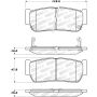 Stoptech 308.09541 Street Brake Pads