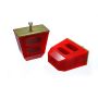 ENERGY SUSPENSION ENE9-9104R Bump Stop 4-1/2 x 4-1/2 x 2-1/2 Pair