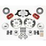 Wilwood 140-11011-R Forged Dynalite Front Kit 11.75in Red 59-64 Chevy Impala / 63-64 Corvette